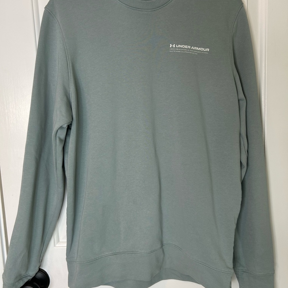 Under Armour Men's Light Blue Crew Neck Sweater Men’s Medium